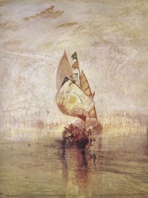 Joseph Mallord William Turner The Sun of Venice going to sea (mk31) oil painting image